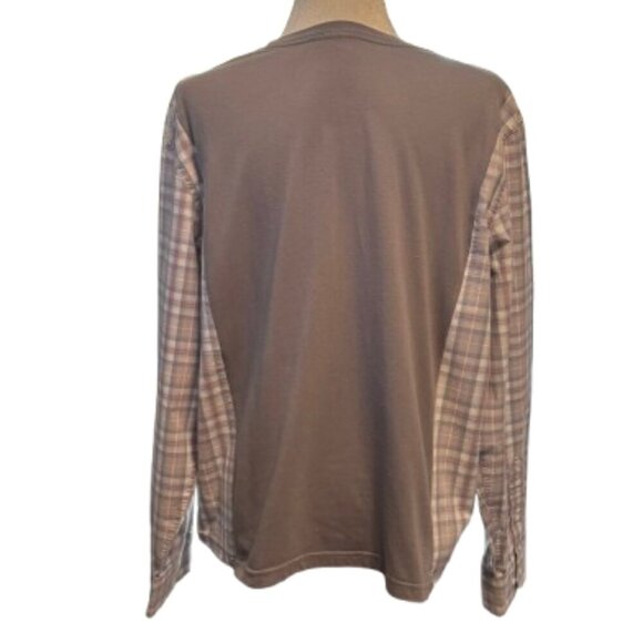 Handmade Baby Yoda "Enjoy The Little Things" Upcycled Long Sleeve Pullover Shirt - Picture 4 of 6